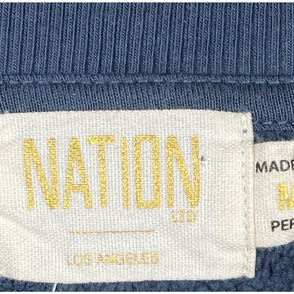Nation LTD Joss Sweatshirt Women’s M Puff Sleeve Cozycore Comfy Casual - Picture 3 of 9